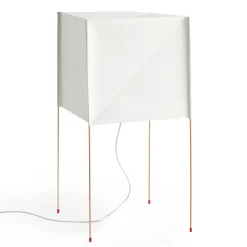 Paper cube floor lamp | ecopet paper white