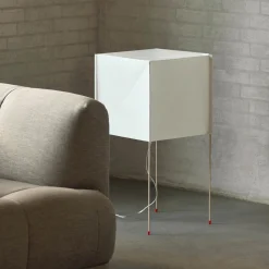 Paper cube floor lamp | ecopet paper white