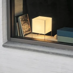 Paper cube table lamp | ecopet paper white