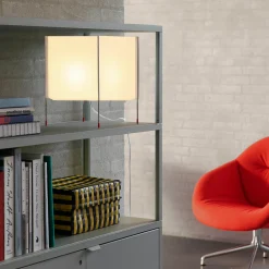 Paper cube table lamp | ecopet paper white