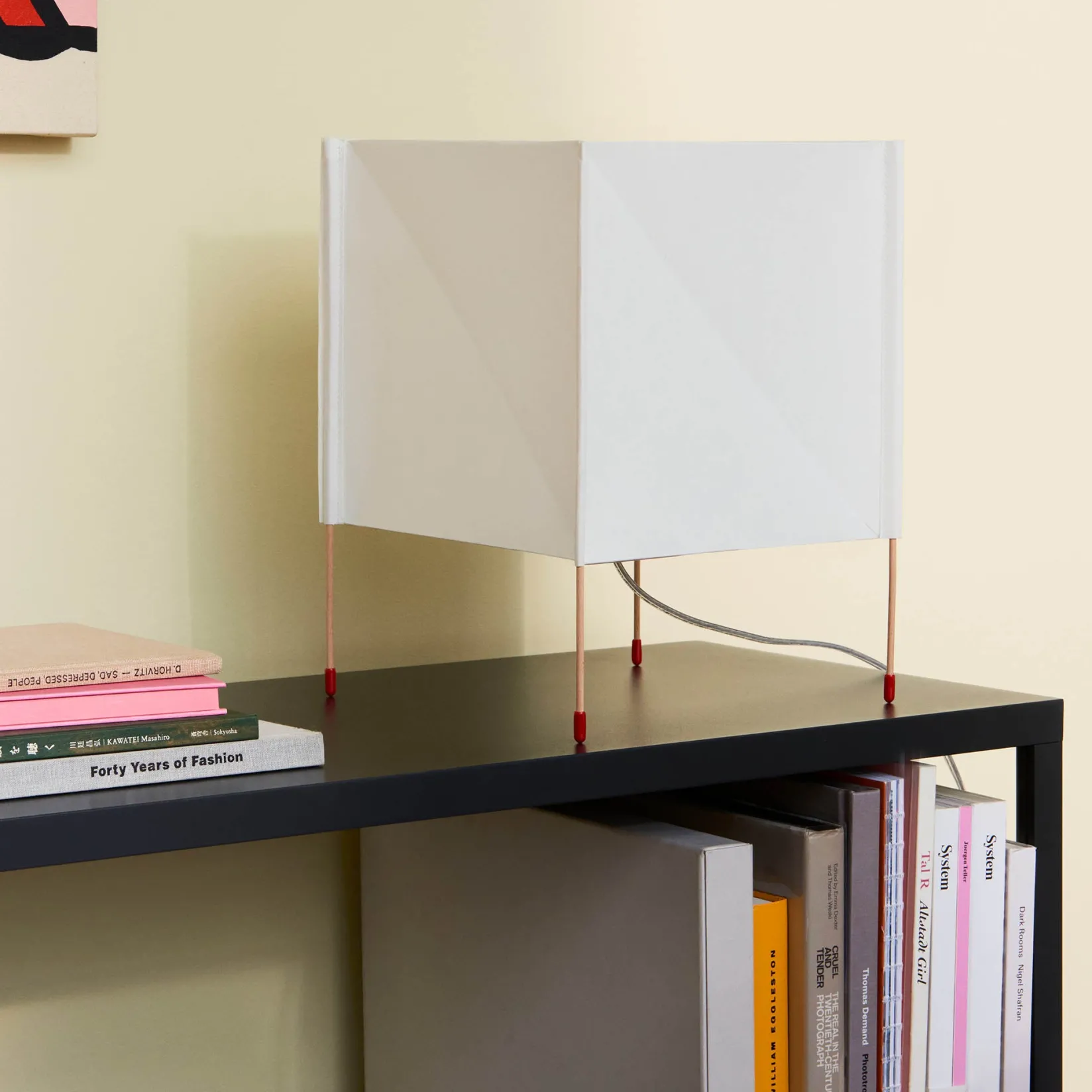 Paper cube table lamp | ecopet paper white