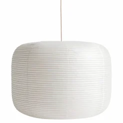 Paper shade donut ⌀60-ø80 | classic white / beton grey
