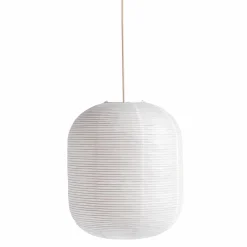 Paper shade donut ⌀60-ø80 | classic white / beton grey