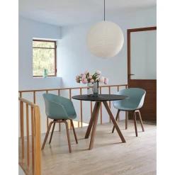 Paper shade donut ⌀60-ø80 | classic white / beton grey