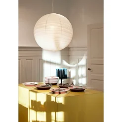 Paper shade donut ⌀60-ø80 | classic white / beton grey