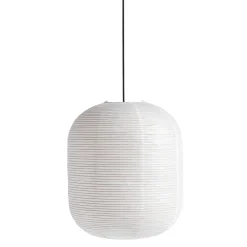 Paper shade donut ⌀60-ø80 | classic white / beton grey