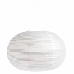 Paper shade donut ⌀60-ø80 | classic white / beton grey