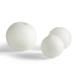 Paper shade donut ⌀60-ø80 | classic white / beton grey