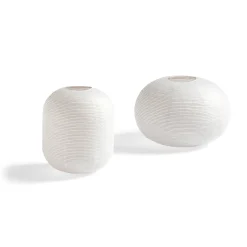 Paper shade donut ⌀60-ø80 | classic white / beton grey