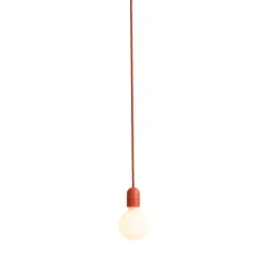 Paper shade ellipse ø70 | classic white / rusty red