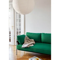 Paper shade ellipse ø70 | classic white / rusty red