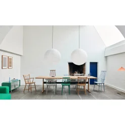 Paper shade oblong ⌀42 | classic white / amber yellow