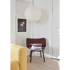 Paper shade oblong ⌀42 | classic white / amber yellow