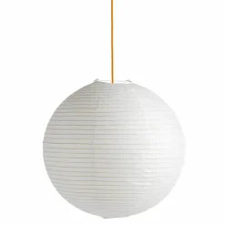 Paper shade oblong ⌀42 | classic white / amber yellow