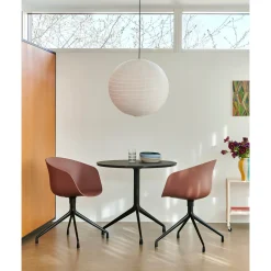 Paper shade oblong ⌀42 | classic white / amber yellow