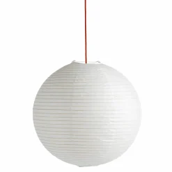 Paper shade oblong ⌀42 | classic white / amber yellow