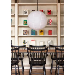 Paper shade oblong ⌀42 | classic white / amber yellow