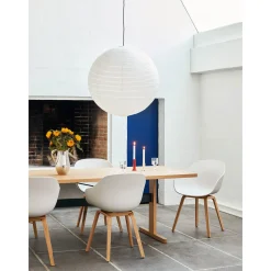 Paper shade oblong ⌀42 | classic white / amber yellow
