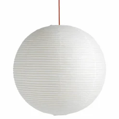 Paper shade sphere ⌀50-ø80 | classic white / garden green