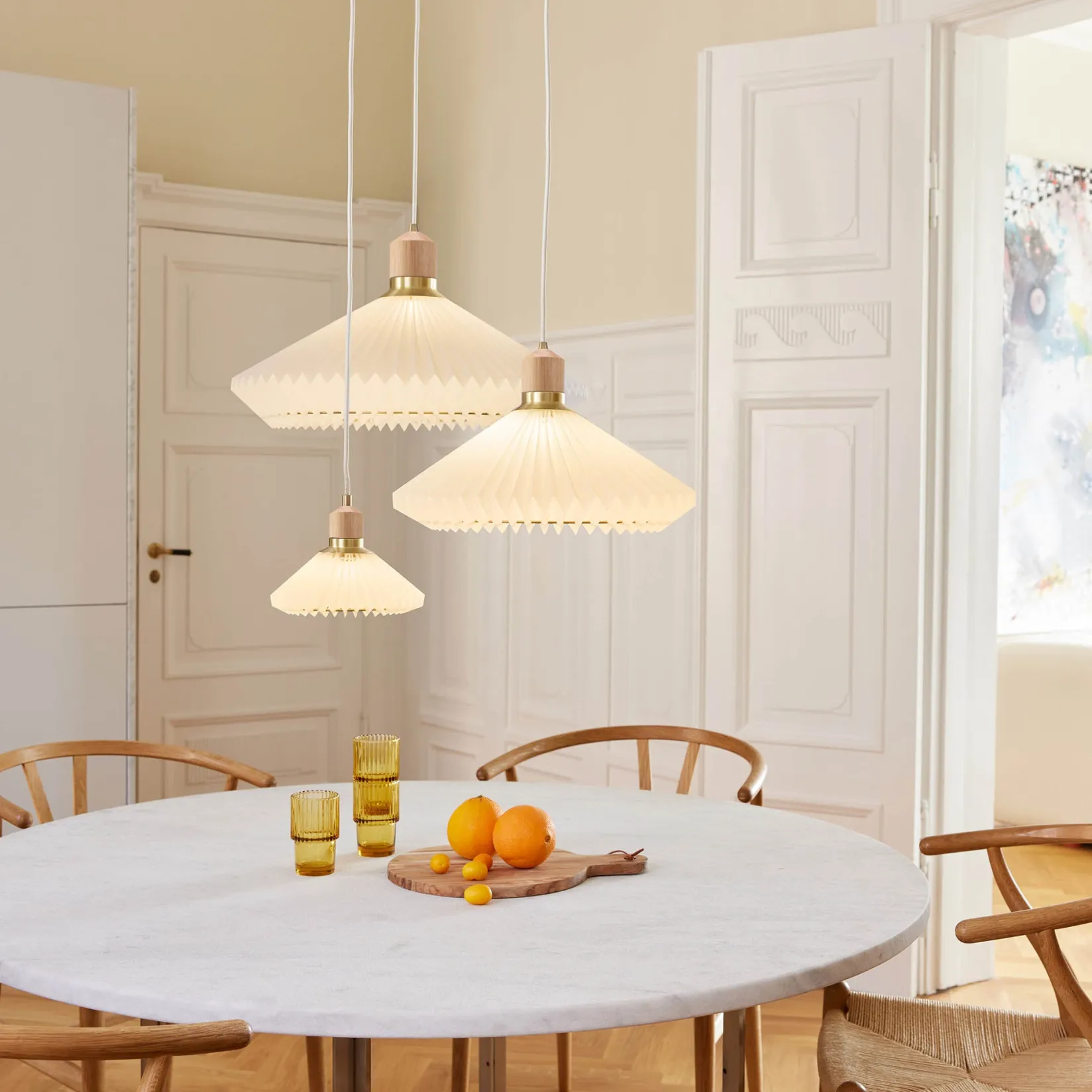 Paris pendant ⌀24-56 | clean white