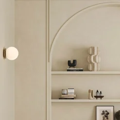 Parma IP44 wall ø15 | matt antique gold
