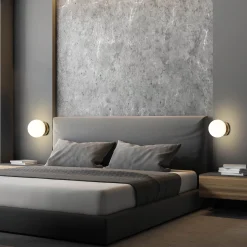 Parma IP44 wall ø15 | matt antique gold