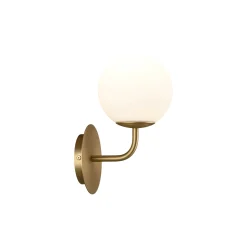 Parma IP44 wall arm ø15 | matt antique gold