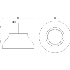 PC pendant lamp ø25 - ø60 | soft black