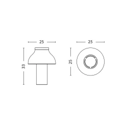 PC table lamp | soft black
