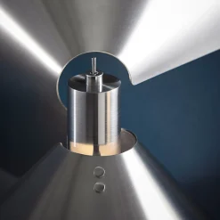 Peel wall | brushed stainless steel