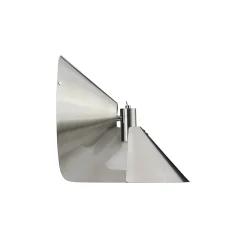 Peel wall | brushed stainless steel