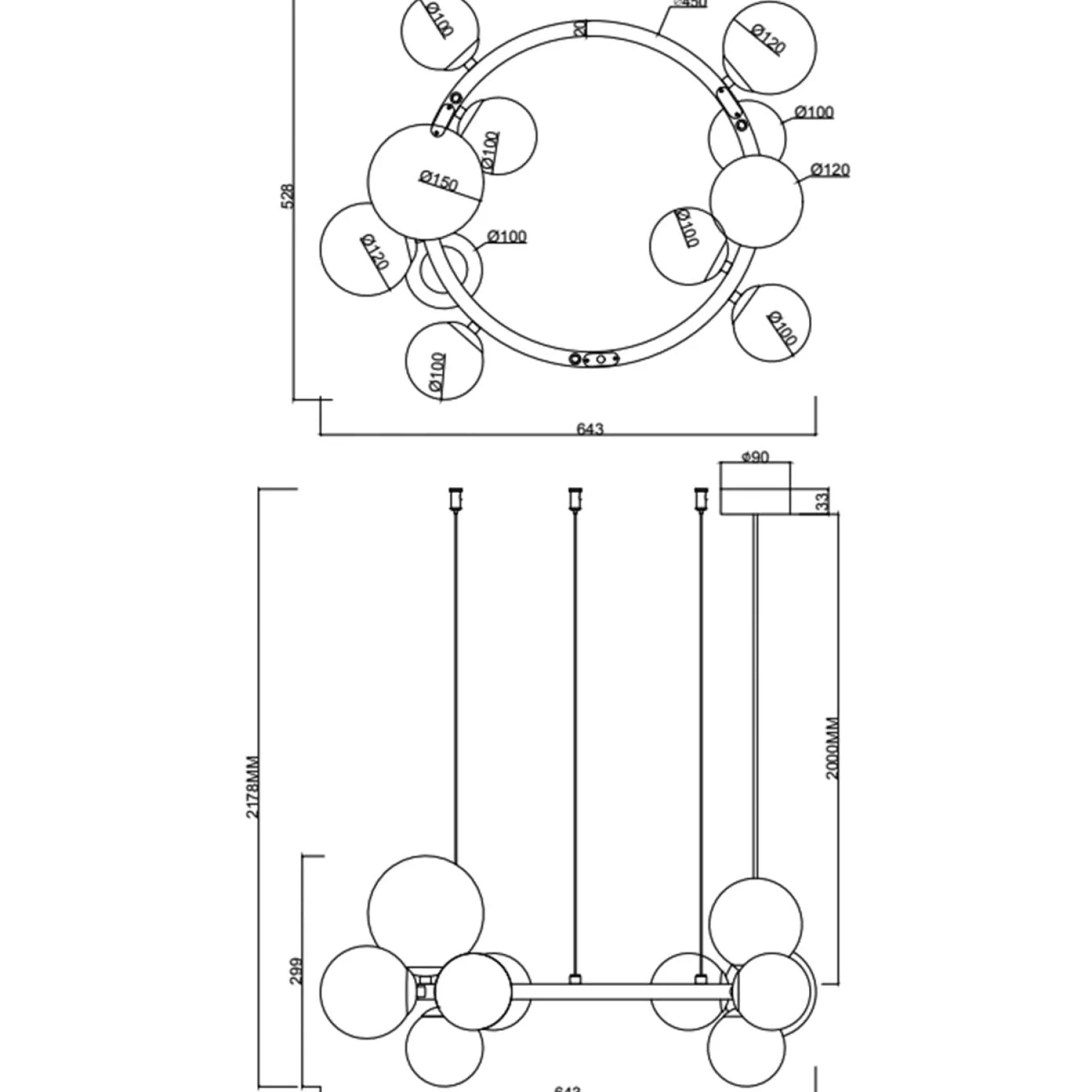Perlage 11 | satin brass