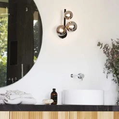 Perlage wall | satin brass