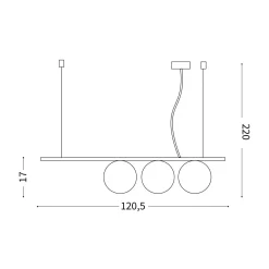 Perline 3 | brass