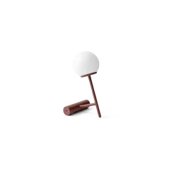 Phare portable table lamp | burned red