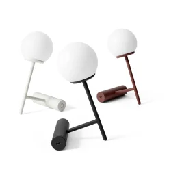 Phare portable table lamp | burned red