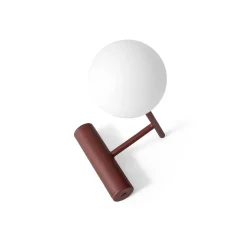 Phare portable table lamp | burned red