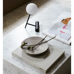 Phare portable table lamp | burned red