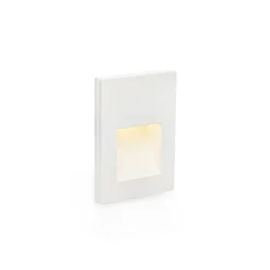 Plas square recessed | plater white