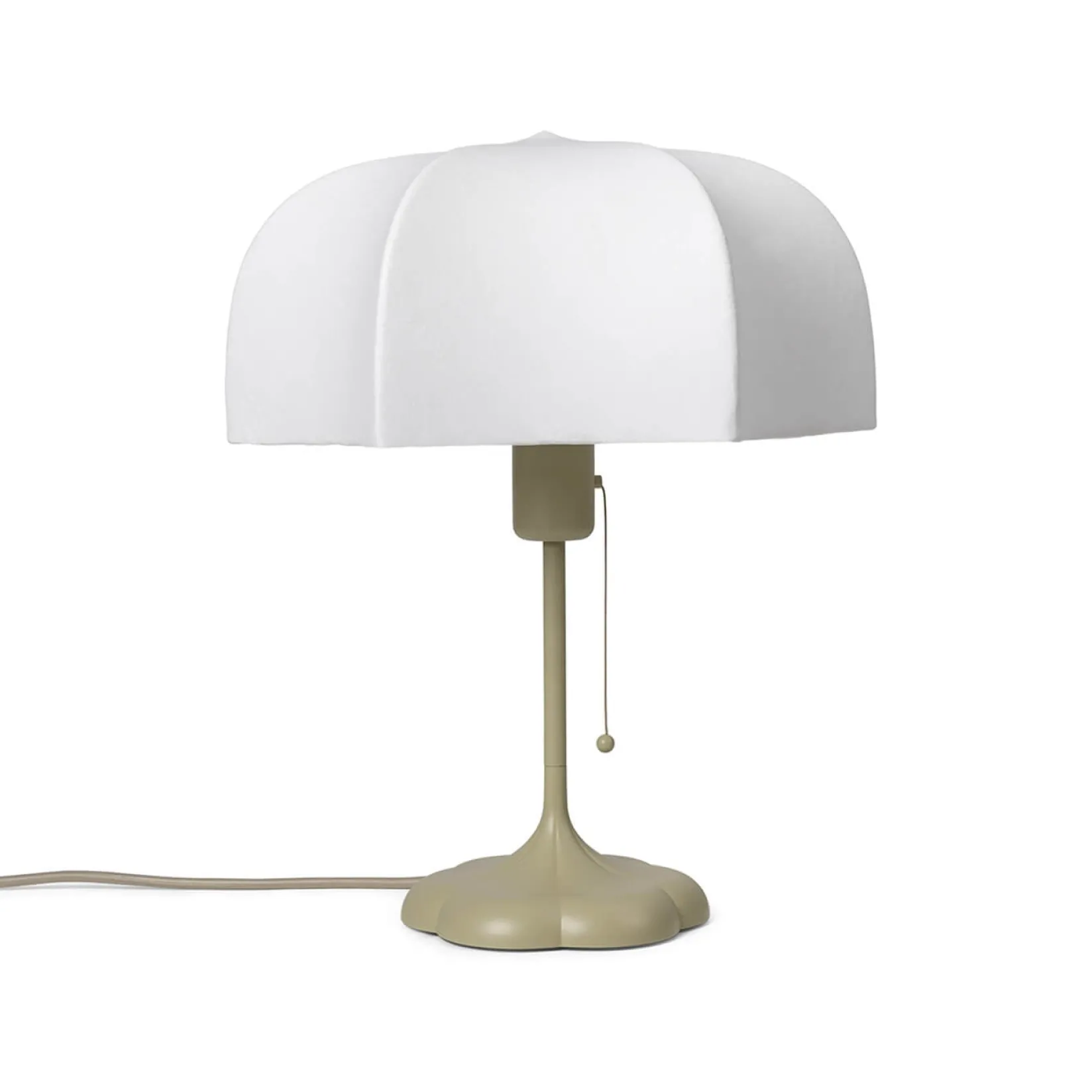 Poem table lamp | white/grass green