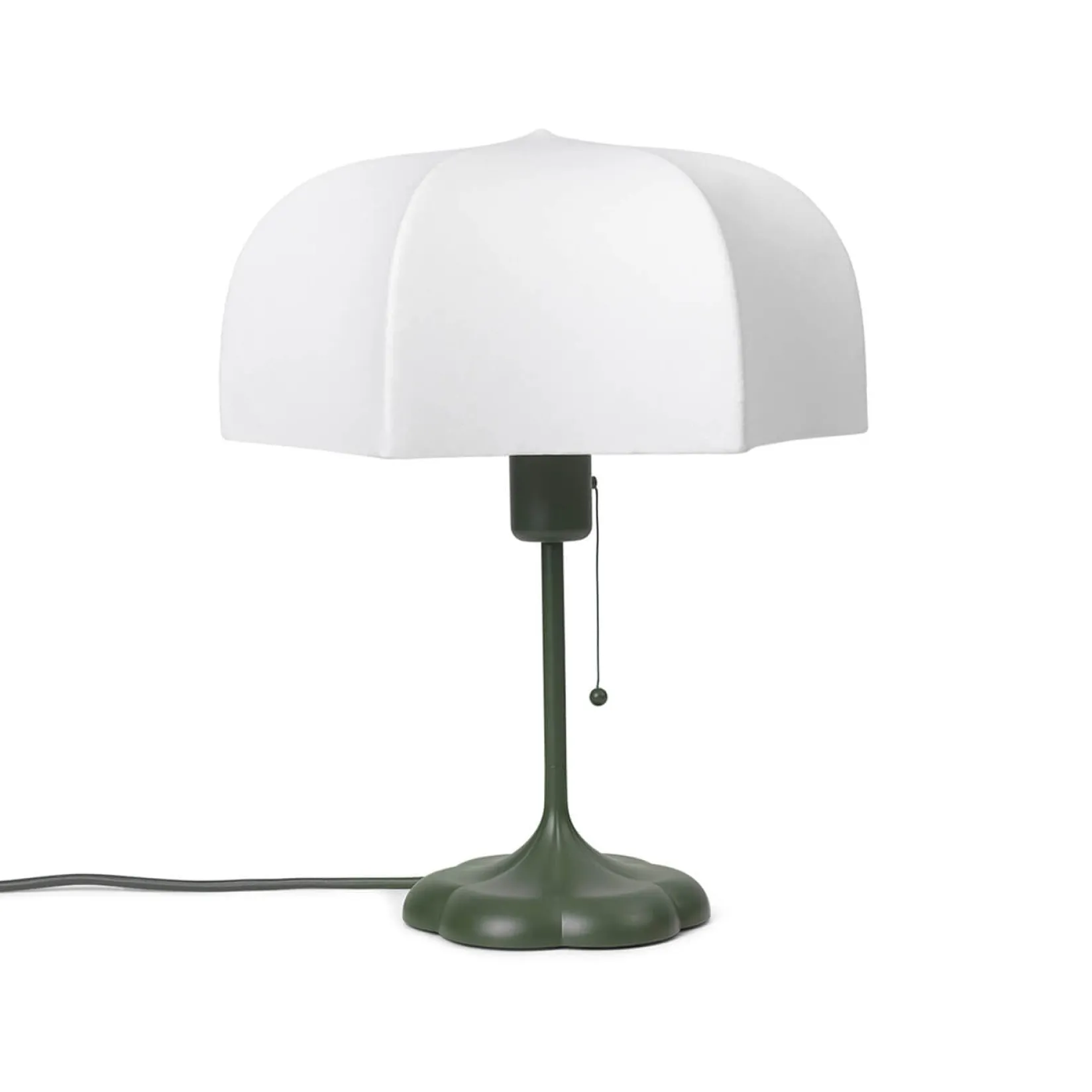 Poem table lamp | white/grass green