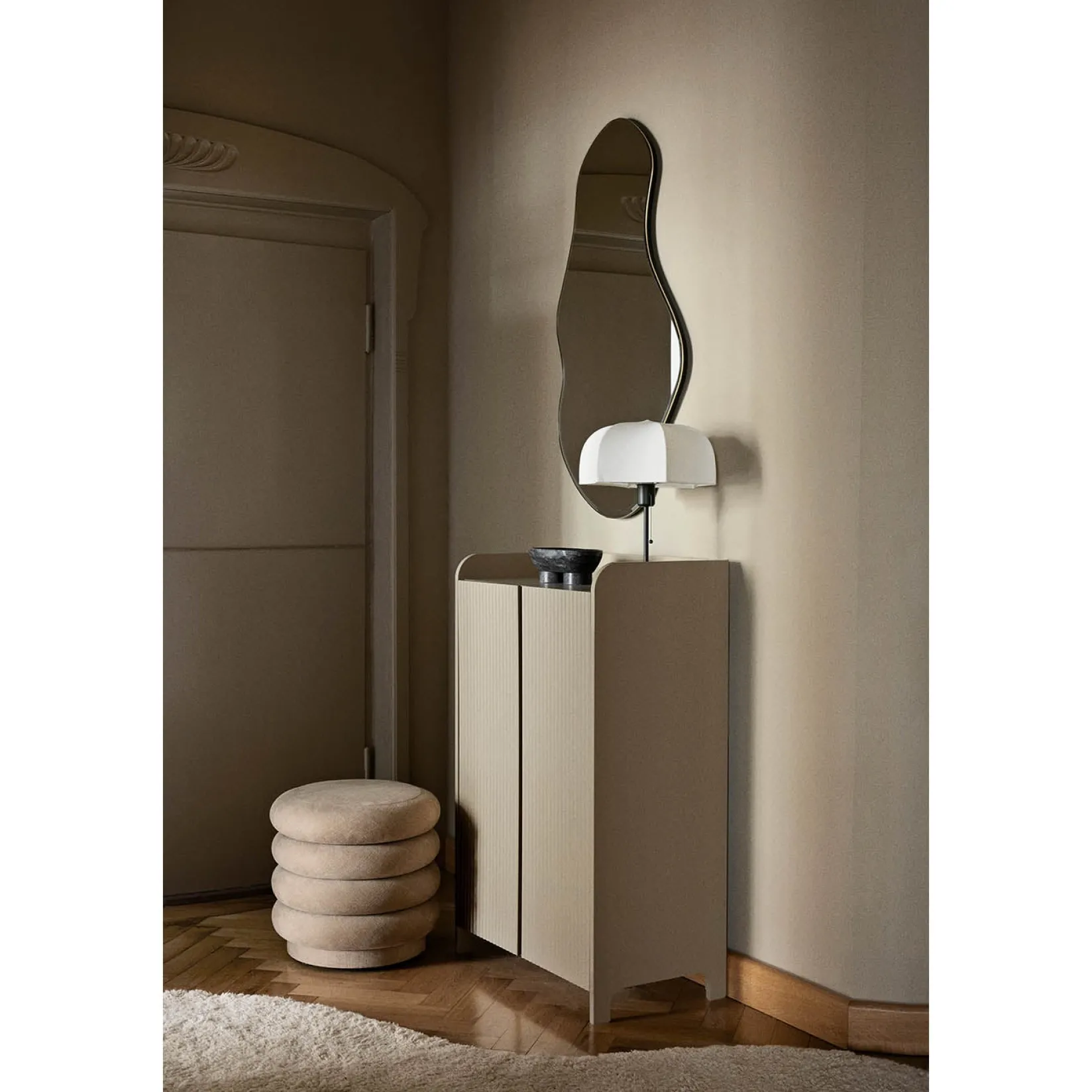 Poem table lamp | white/grass green