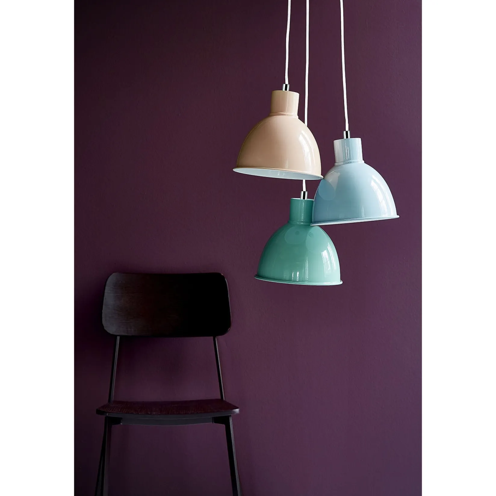 Pop pendant | glossy anthracite