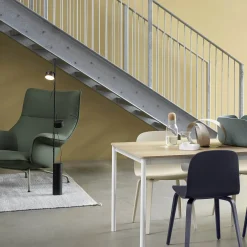 Post floor lamp | brown green