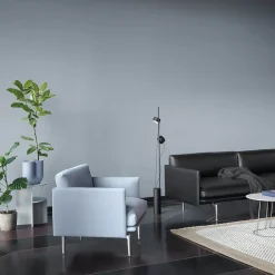 Post floor lamp | brown green