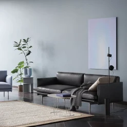 Post floor lamp | brown green