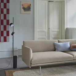 Post floor lamp | brown green