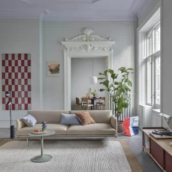 Post floor lamp | brown green