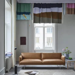 Post floor lamp | brown green