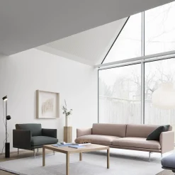 Post floor lamp | brown green